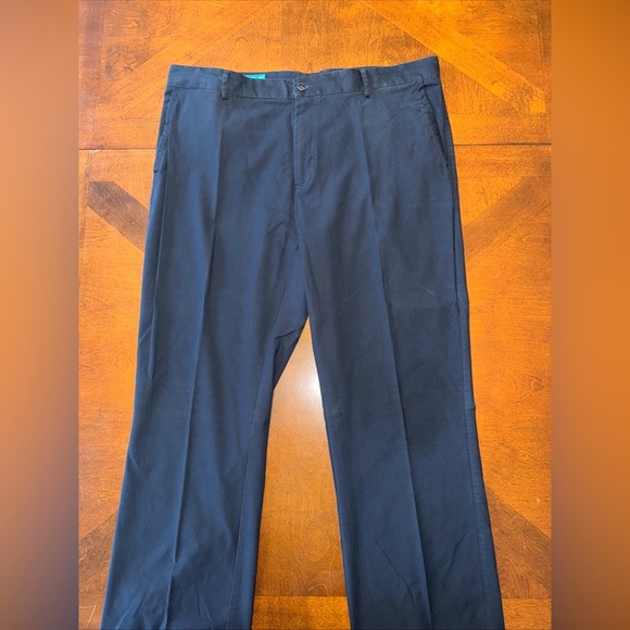 Tori Richard Mens Navy Flat Front Cotton Tencel Spandex Chino Pants 40 x 30 - Picture 1 of 9